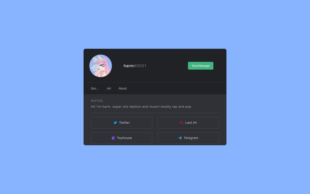 Carrd profile picture for @paid